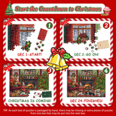 Cozy Christmas Advent Calendar Jigsaw Puzzle 1000 Pieces